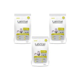 La Vital Somon Balıklı 3x1.5 KG Yavru Kedi Maması