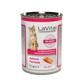 La Vital Somonlu 400 gr Kısırlaştırılmış Yaş Kedi Maması