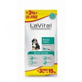 La Vital Somonlu Büyük Irk 15 kg Yavru Kuru Köpek Maması