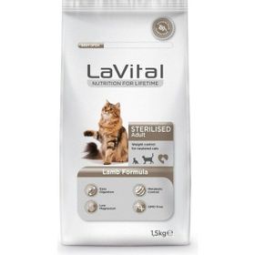 La Vital Sterilesed Kuzu Etli Kısırlaştırılmış 12 kg Yetişkin Kedi Maması
