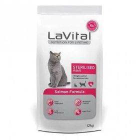 La Vital Sterilised Somon ve Balıklı Kısırlaştırılmış 12 kg Kuru Kedi Mama