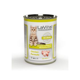 La Vital Tahılsız Ezme Tavuk Etli 400 gr Yavru Yaş Kedi Maması