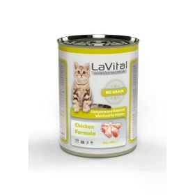 La Vital Tahılsız Ezme Tavuk Etli 400 gr Yavru Yaş Kedi Maması