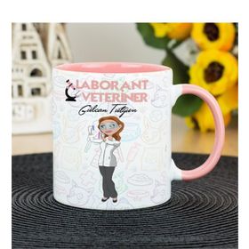 Laborant Pembe Kupa Bardak