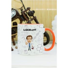 Laborant Turuncu Kupa Bardak
