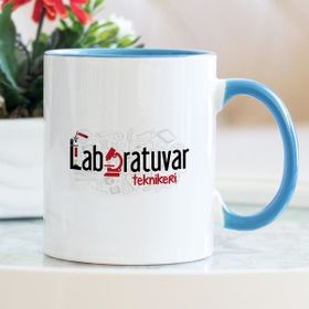 Laboratuvar Teknikeri Mavi Kupa Bardak