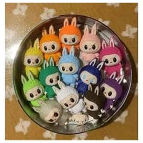 Labubu 3D Baskı Yeşil 13 cm Yaramaz Labubu Karakter Figürü Oyuncak
