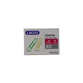 Lacco 28 mm Renkli 50 Adet Ataş