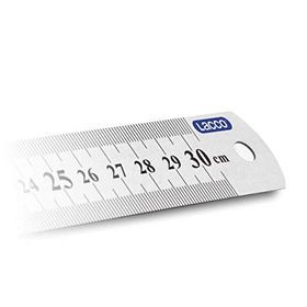 Lacco 30 cm Çelik Cetvel