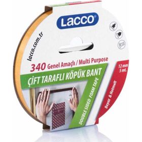Lacco 340 12x5 m Çift Taraflı Köpük Bant