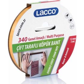 Lacco 340 12x5 m Çift Taraflı Köpük Bant