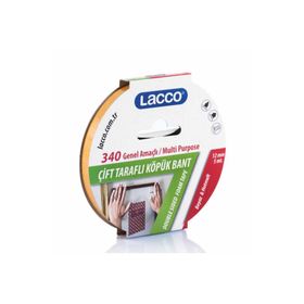 Lacco 340 12x5 m Çift Taraflı Köpük Bant