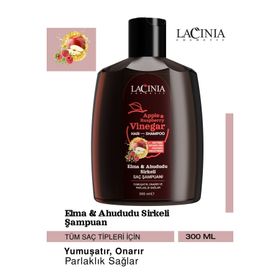 Lacınıa Elma Ahududu Sirkeli 300 ml Şampuan