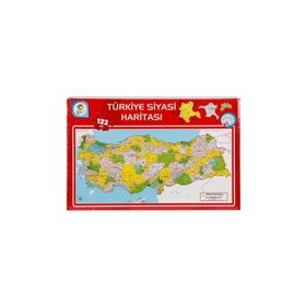 Laço 123 Parça Türkiye Siyasi Haritası Puzzle