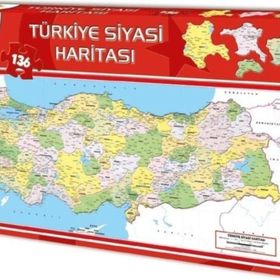 Laço 123 Parça Türkiye Siyasi Haritası Puzzle