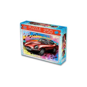 Laço 250 Parça Kırmızı Jaguar Araba Puzzle