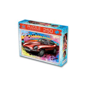 Laço 250 Parça Kırmızı Jaguar Araba Puzzle