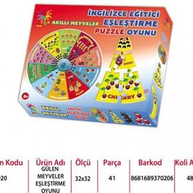 Laço 41 Parça LC020 Akıllı Meyveler Puzzle