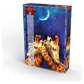 Laço Ay Işığındaki Zürafalar 500 Parça Puzzle