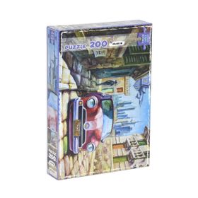 Laço Eski Kırmızı Araba 200 Parça Puzzle