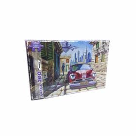Laço Eski Kırmızı Araba 200 Parça Puzzle
