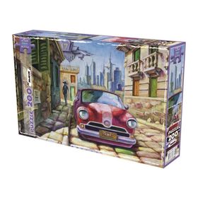 Laço Eski Kırmızı Araba 200 Parça Puzzle