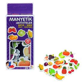 Laço Games 30 Parça Manyetik Aktiviteler Meyve ve Sebzeler