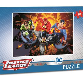 Laço Justice League 70 Parça Puzzle