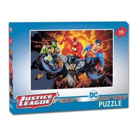 Laço Justice League 70 Parça Puzzle