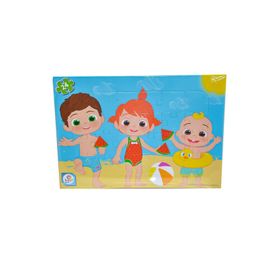 Laco Kids 24 Parca Frame Plaj Co7793 Cocomelon Cocuk Puzzle