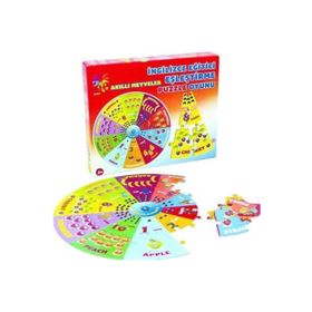 Laço Kids Akıllı Meyveler İngilizce Eğitici Puzzle