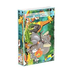 Laço Kids Doğadaki Hayvanlar 100 Parça Puzzle