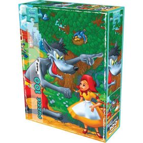 Laço Kids Kurt ve Masum Kız 100 Parça Kutu Puzzle