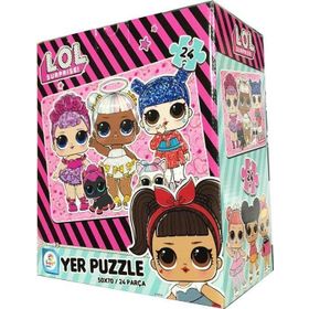 Laço Kids L.O.L Surprise Dev Yer 24 Parça 50x70 cm Puzzle