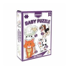 Laço Kids LC7224 Baby Puzzle - Hayvanlar / 2+3+4+5 Parça Puzzle