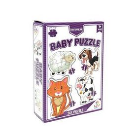 Laço Kids LC7224 Baby Puzzle - Hayvanlar / 2+3+4+5 Parça Puzzle