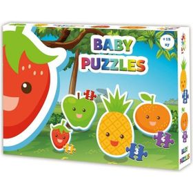 Laço Kids LCBYB002 Baby Puzzles - Meyveler / 2+2+3+4 Parça Puzzle