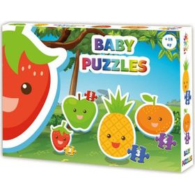 Laço Kids LCBYB002 Baby Puzzles - Meyveler / 2+2+3+4 Parça Puzzle
