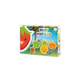 Laço Kids LCBYB002 Baby Puzzles - Meyveler / 2+2+3+4 Parça Puzzle