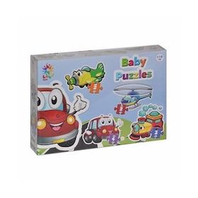 Laço Kids LCBYB003 Baby Puzzles - Taşıtlar / 2+2+3+4 Parça Puzzle