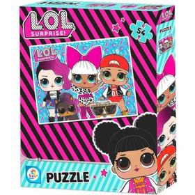 Laço Kids Lol 54 Parça Kutu Puzzle