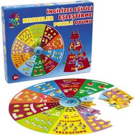 Laço Kids Nesneler İngilizce Eğitici Puzzle