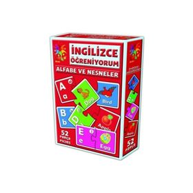 Laço Kids Nesneler İngilizce Eğitici Puzzle
