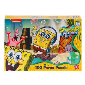 Laço Kids SB0049 Sponge Bob 100 Parça Puzzle