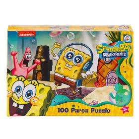 Laço Kids SB0049 Sponge Bob 100 Parça Puzzle