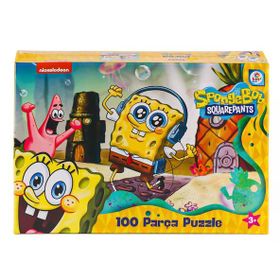 Laço Kids SB0049 Sponge Bob 100 Parça Puzzle