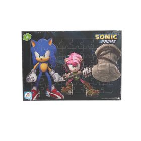 Laço Kids SO7868 Sonic 48 Parça Frame Puzzle