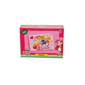 Laço Kids-Utku Oyuncak CK7909 100 Parça Çilek Kız Puzzle