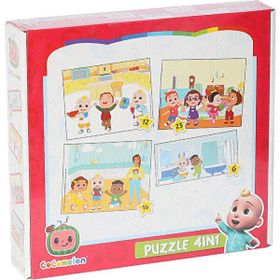 Laço Kids-Utku Oyuncak CO7899 Cocomelon 4 in 1 Puzzle