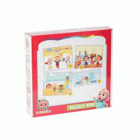 Laço Kids-Utku Oyuncak CO7899 Cocomelon 4 in 1 Puzzle